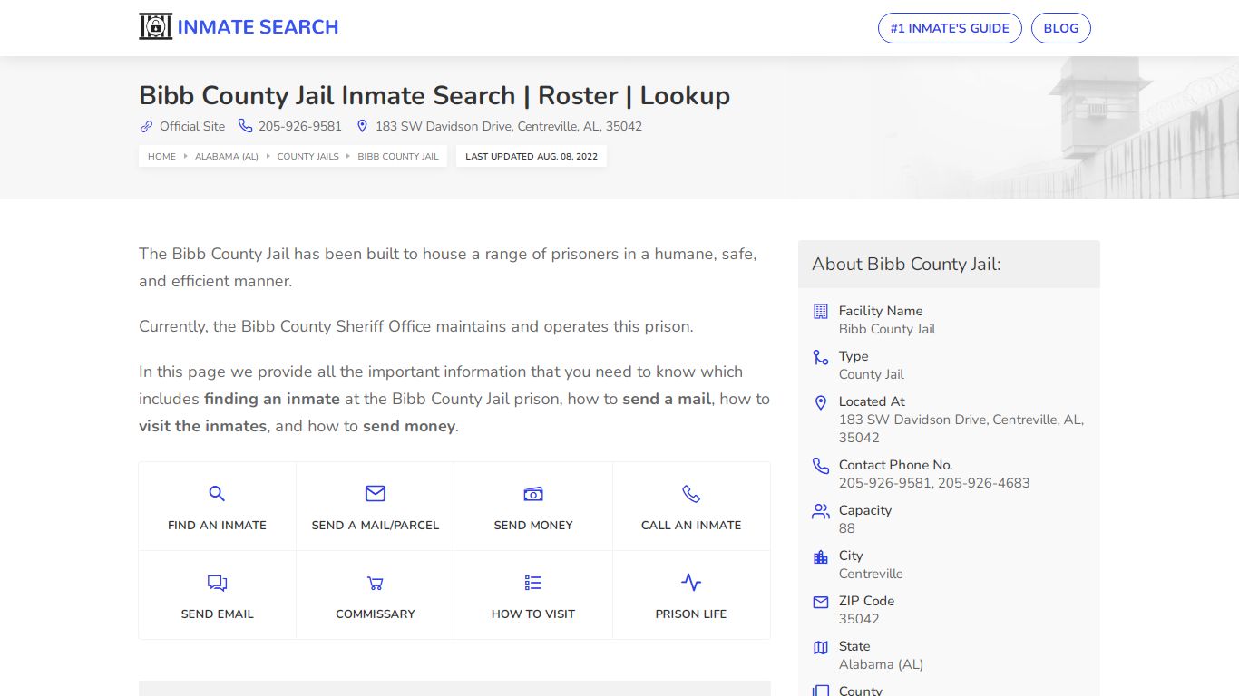 Bibb County Jail Inmate Search | Roster | Lookup